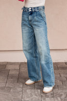 Kancan High Waist Wide Leg Jeans-Jeans-Krush Kandy, Women's Online Fashion Boutique Located in Phoenix, Arizona (Scottsdale Area)