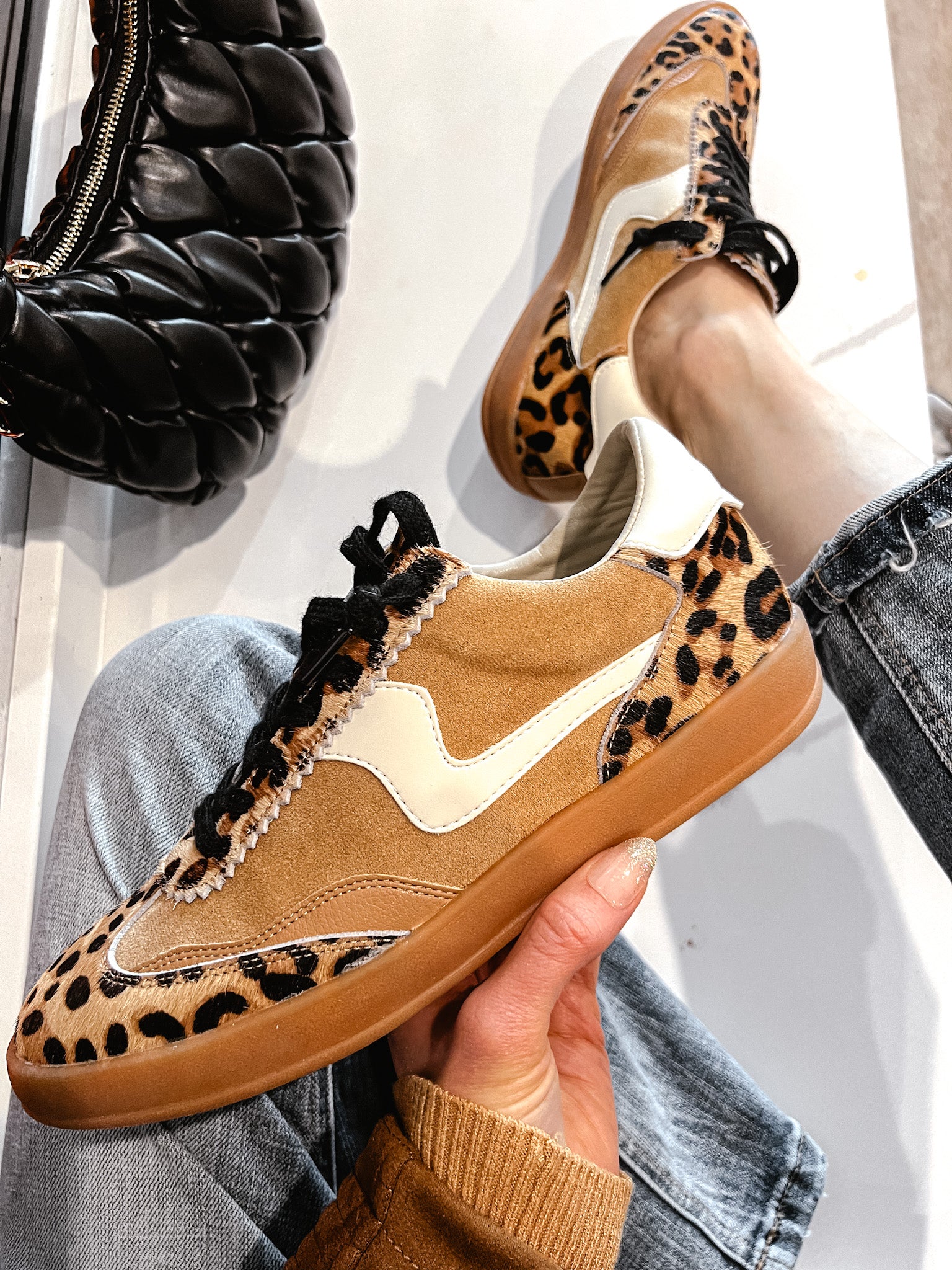Leopard print sneakers women online