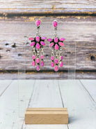 Talia Stone Drop Chandelier Earrings-Earrings-Krush Kandy, Women's Online Fashion Boutique Located in Phoenix, Arizona (Scottsdale Area)