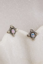 Coastal Charm Stone Stud Earrings-Stud Earrings-Krush Kandy, Women's Online Fashion Boutique Located in Phoenix, Arizona (Scottsdale Area)