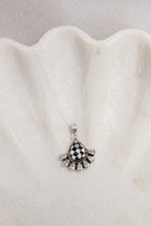 Half Cluster Checkered Pendant | By KKB-Pendant Necklaces-Krush Kandy, Women's Online Fashion Boutique Located in Phoenix, Arizona (Scottsdale Area)