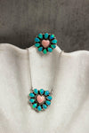 Hearts and Mixed Stone Sterling Silver Necklaces & Rings-Chain Necklaces-Krush Kandy, Women's Online Fashion Boutique Located in Phoenix, Arizona (Scottsdale Area)