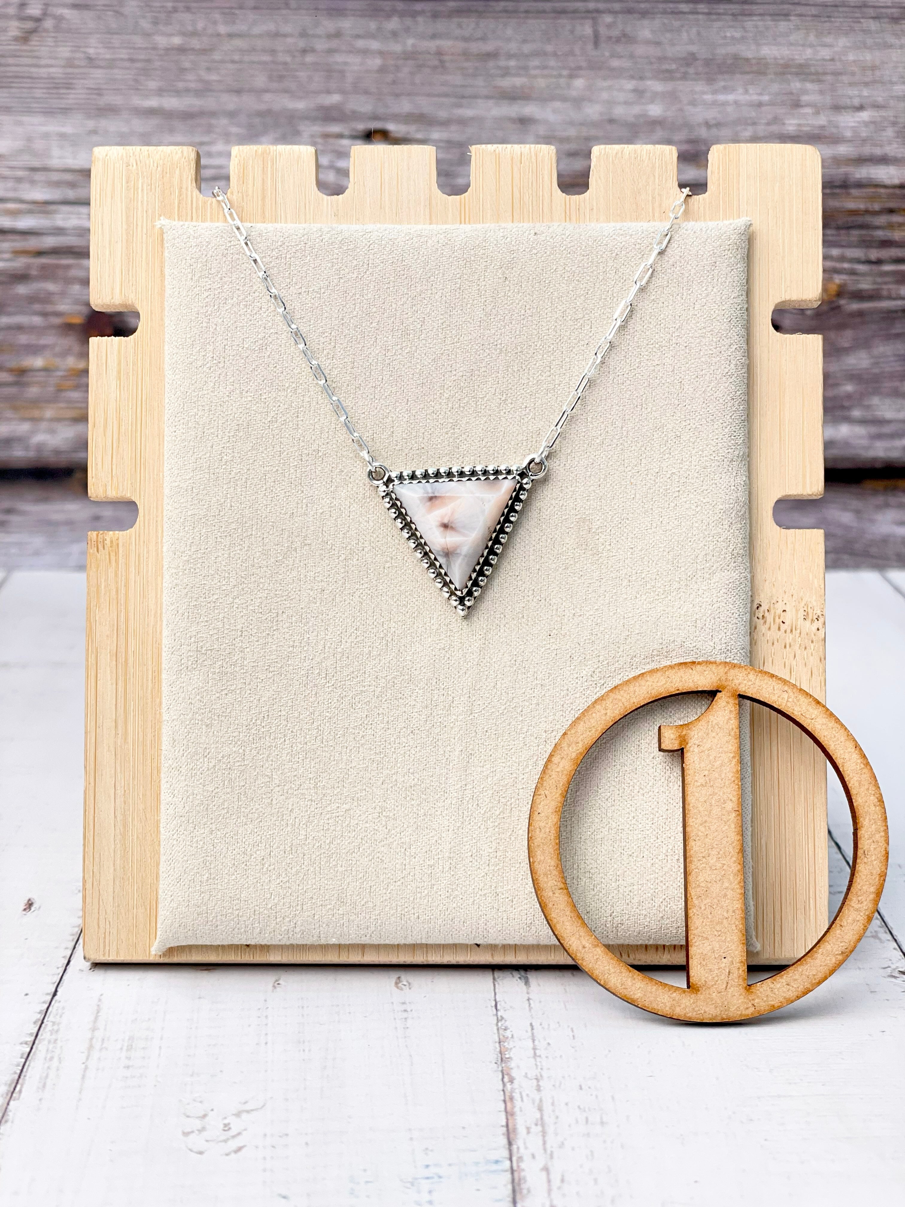 Triad Treasures Stone Necklace-Necklaces-Krush Kandy, Women's Online Fashion Boutique Located in Phoenix, Arizona (Scottsdale Area)