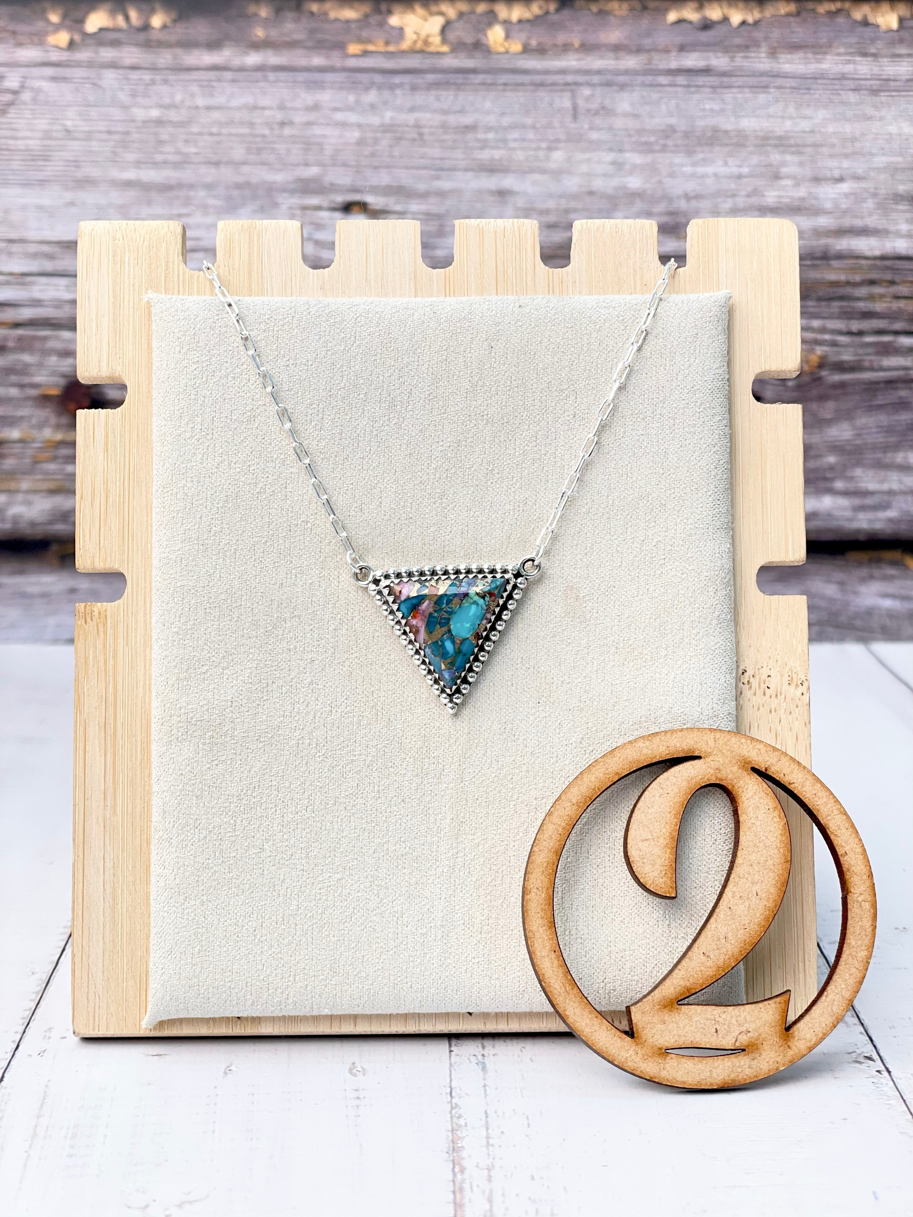 Triad Treasures Stone Necklace-Necklaces-Krush Kandy, Women's Online Fashion Boutique Located in Phoenix, Arizona (Scottsdale Area)