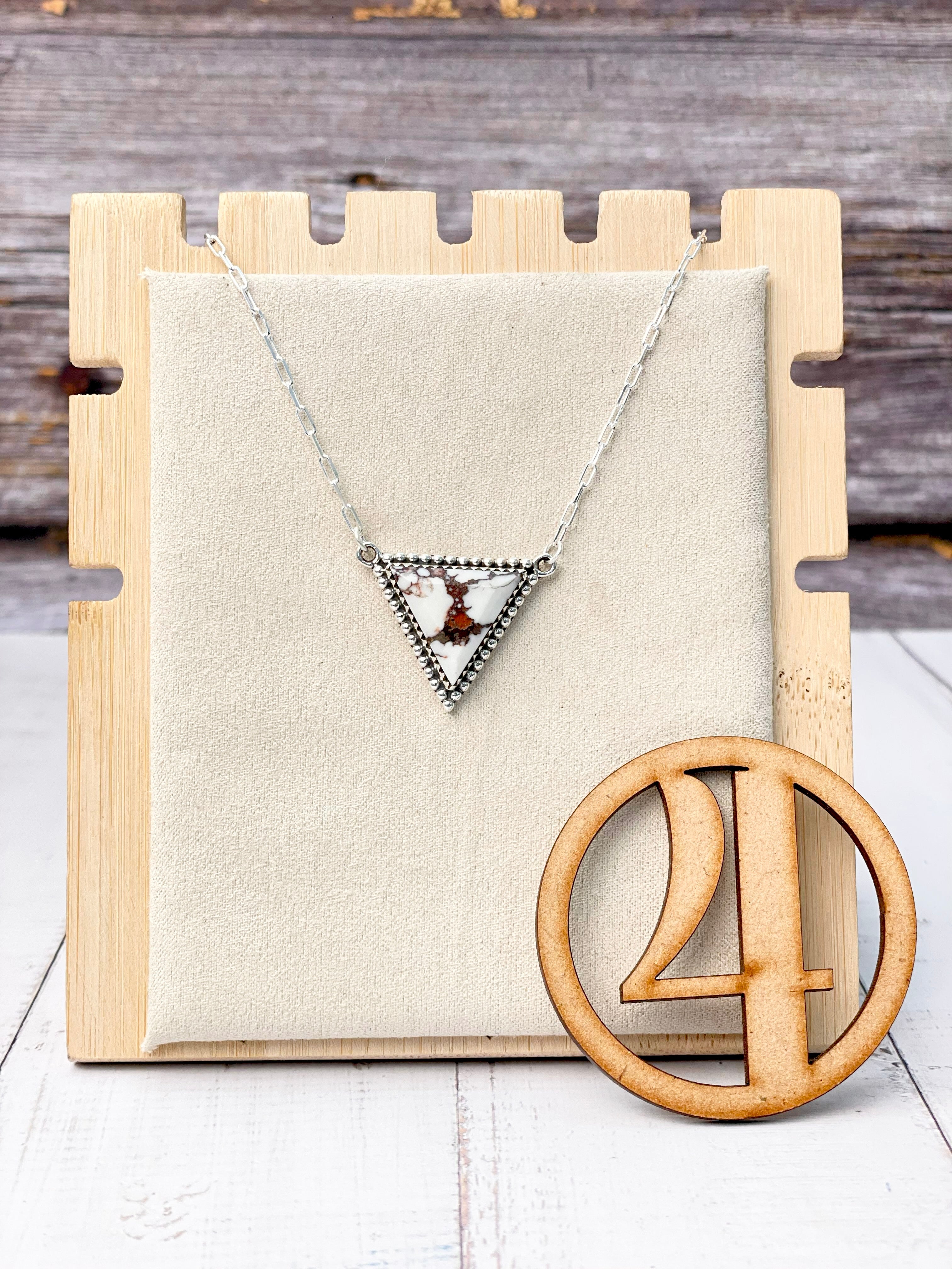 Triad Treasures Stone Necklace-Necklaces-Krush Kandy, Women's Online Fashion Boutique Located in Phoenix, Arizona (Scottsdale Area)