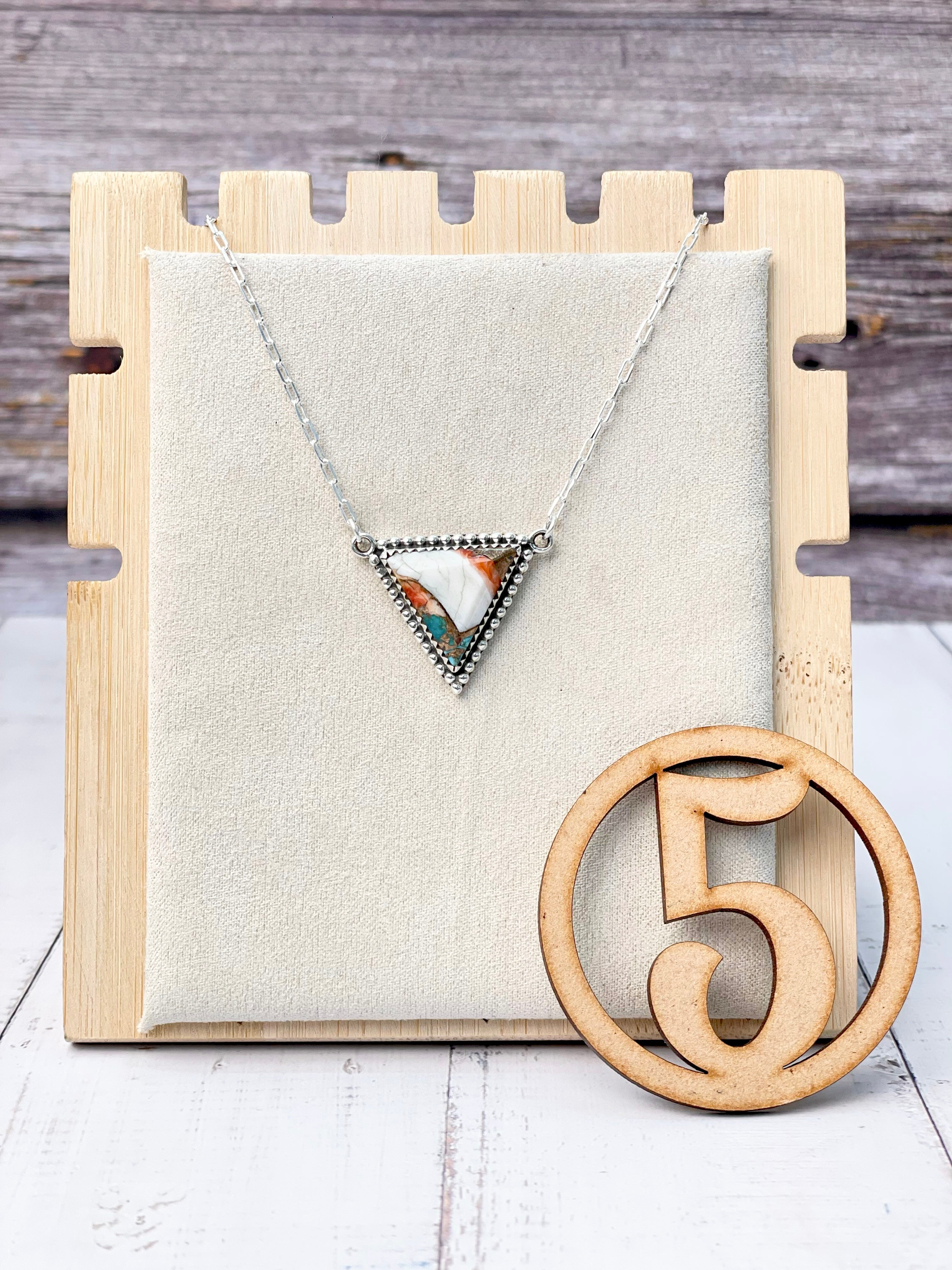 Triad Treasures Stone Necklace-Necklaces-Krush Kandy, Women's Online Fashion Boutique Located in Phoenix, Arizona (Scottsdale Area)