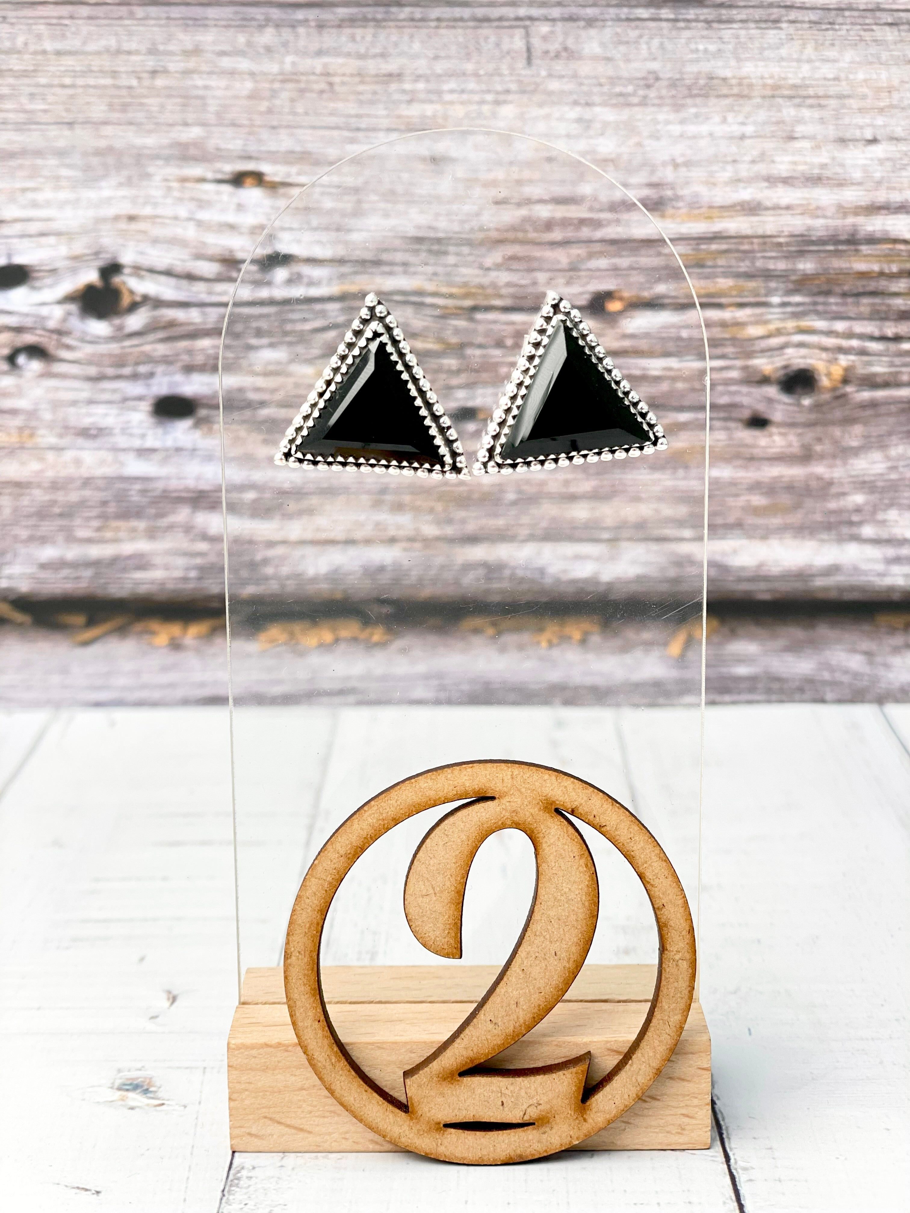 Triad Treasures Stone Earrings-Earrings-Krush Kandy, Women's Online Fashion Boutique Located in Phoenix, Arizona (Scottsdale Area)