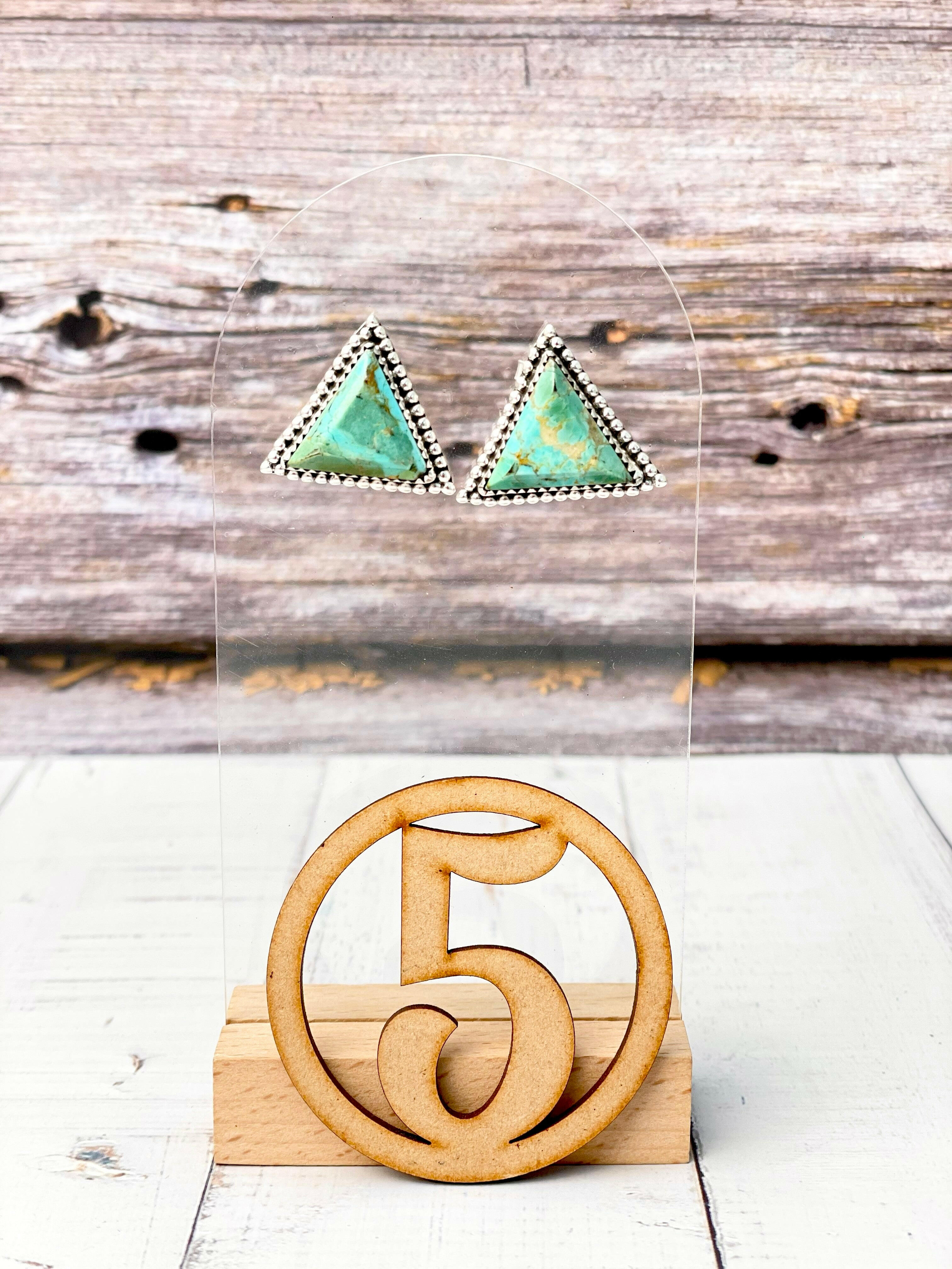 Triad Treasures Stone Earrings-Earrings-Krush Kandy, Women's Online Fashion Boutique Located in Phoenix, Arizona (Scottsdale Area)