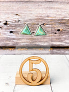 Triad Treasures Stone Earrings-Earrings-Krush Kandy, Women's Online Fashion Boutique Located in Phoenix, Arizona (Scottsdale Area)