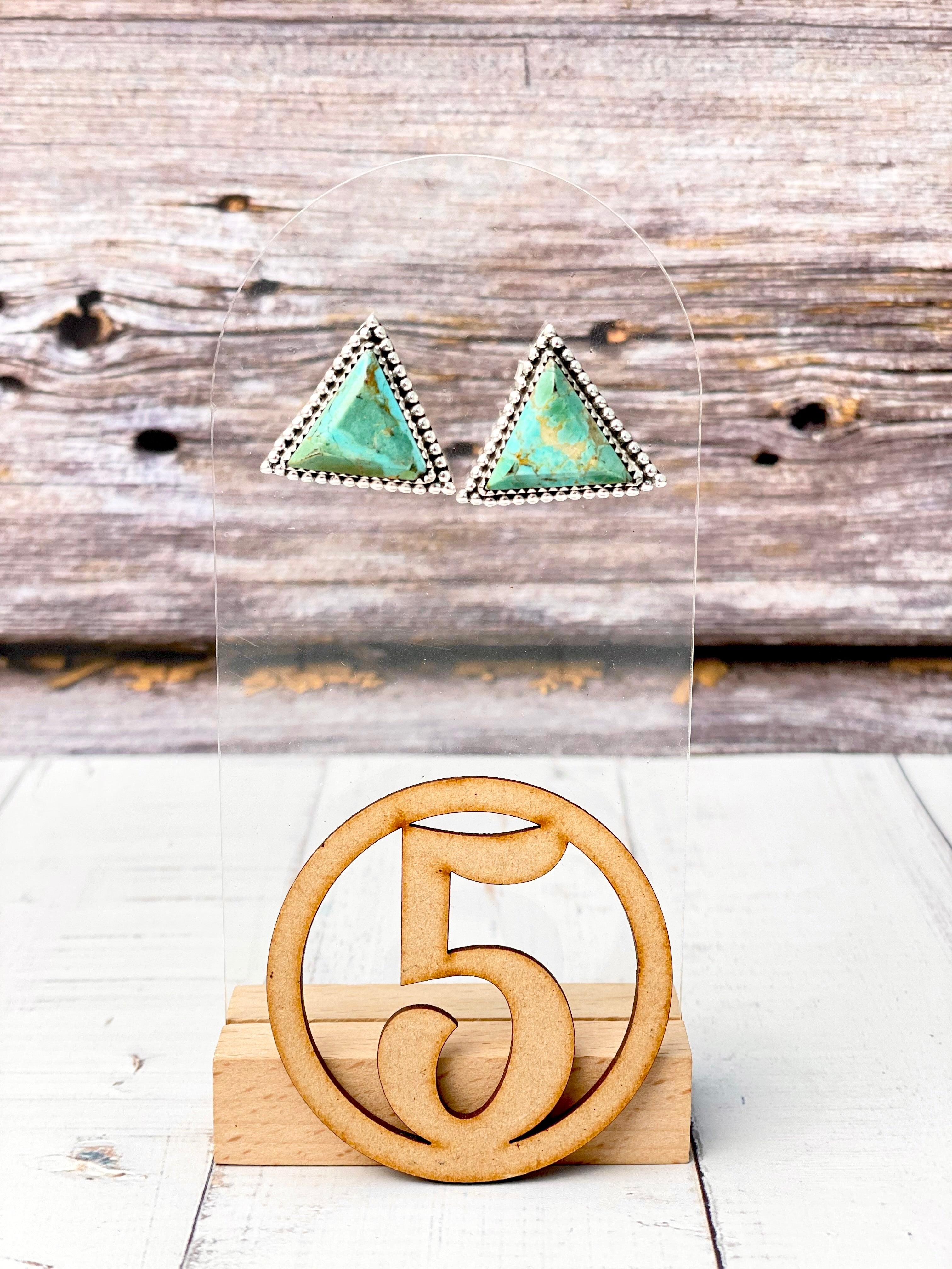 Triad Treasures Stone Earrings-Earrings-Krush Kandy, Women's Online Fashion Boutique Located in Phoenix, Arizona (Scottsdale Area)