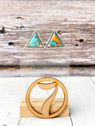 Triad Treasures Stone Earrings-Earrings-Krush Kandy, Women's Online Fashion Boutique Located in Phoenix, Arizona (Scottsdale Area)