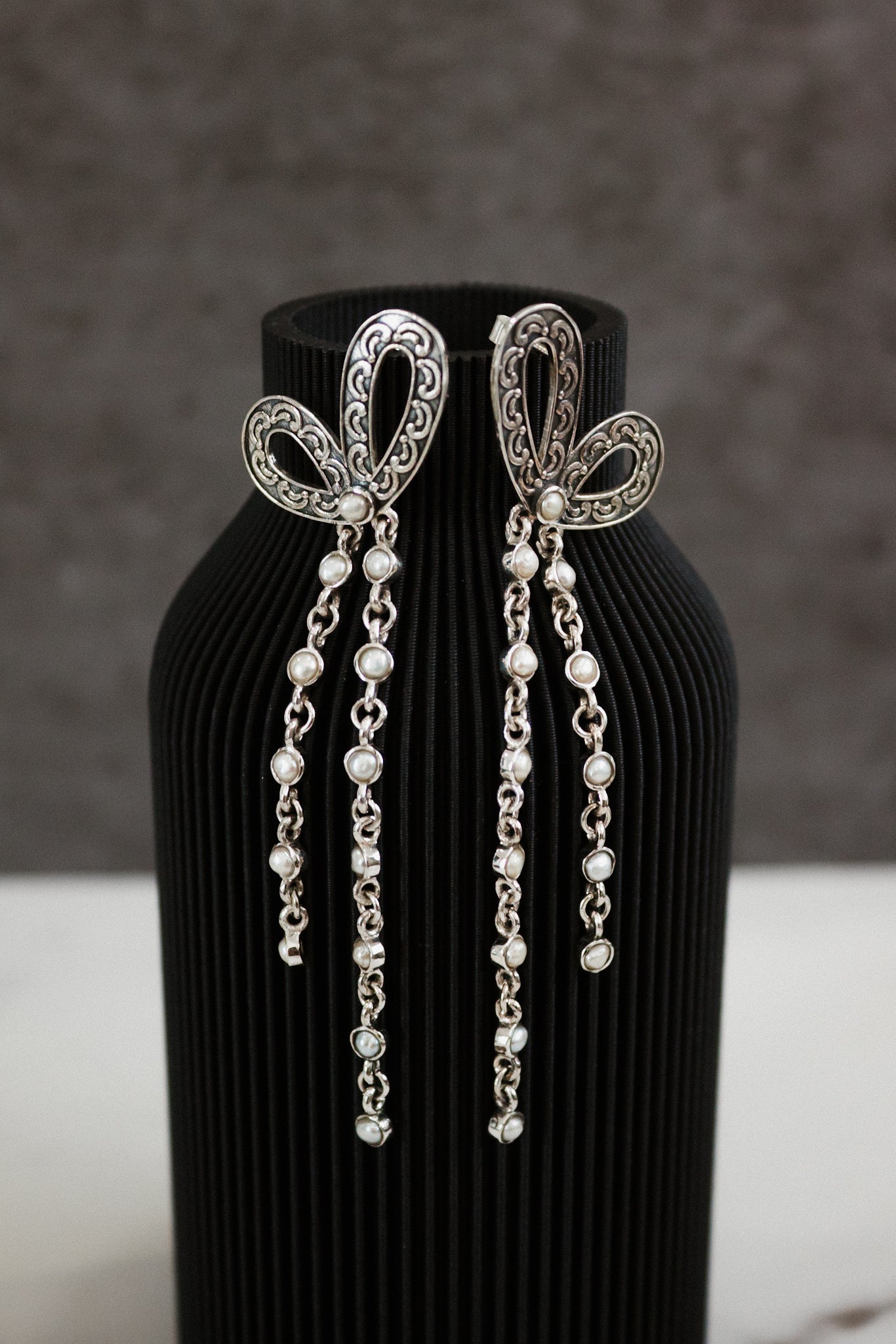 Half Of Me Bow Earrings-Stud Earrings-Krush Kandy, Women's Online Fashion Boutique Located in Phoenix, Arizona (Scottsdale Area)