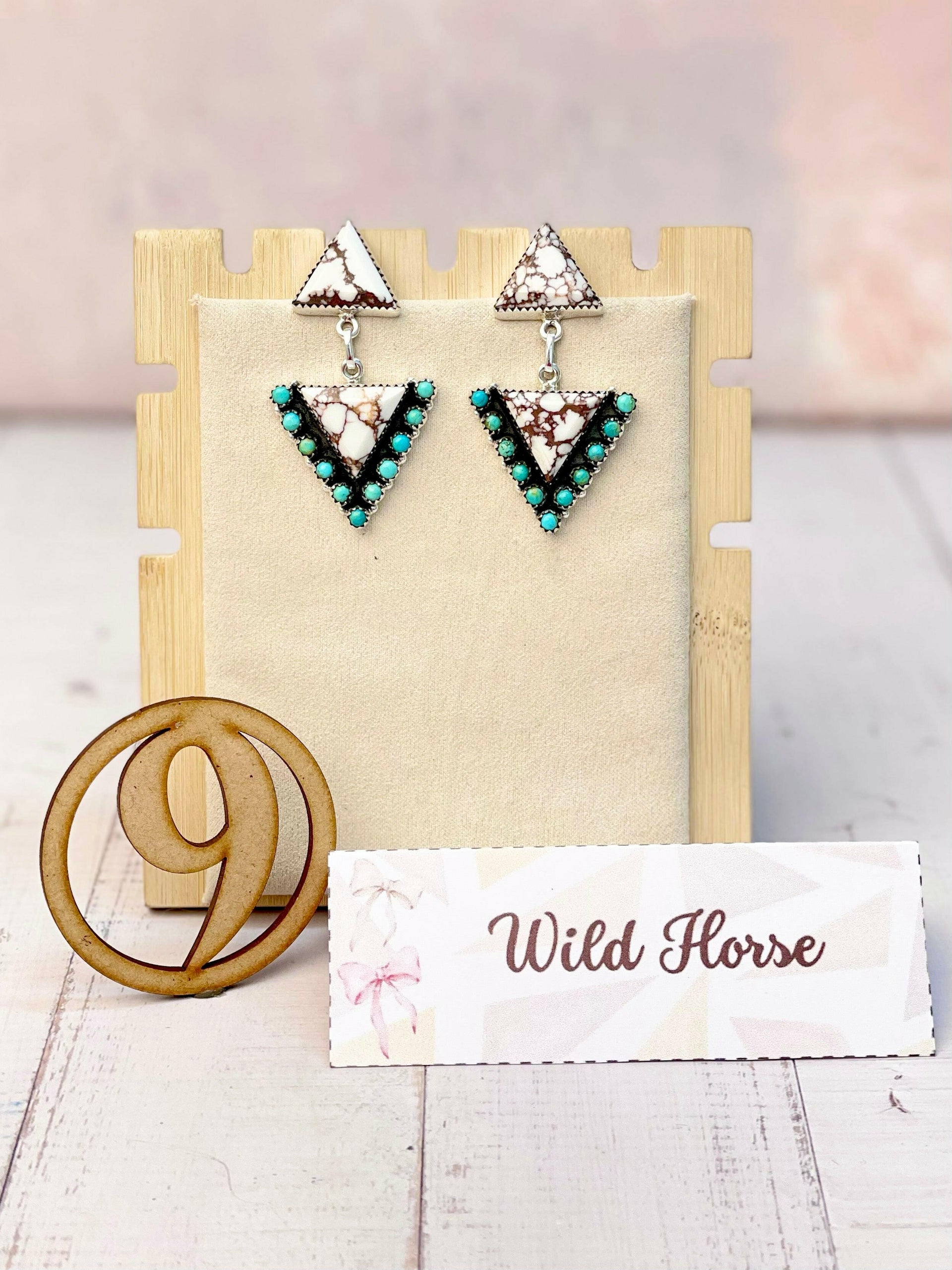 Solstice Edge Stone Drop Earrings MADE TO ORDER-Earrings-Krush Kandy, Women's Online Fashion Boutique Located in Phoenix, Arizona (Scottsdale Area)