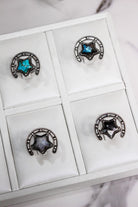 Horseshoe Haven Star Stone Ring-Cluster Rings-Krush Kandy, Women's Online Fashion Boutique Located in Phoenix, Arizona (Scottsdale Area)