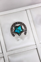 Horseshoe Haven Star Stone Ring-Cluster Rings-Krush Kandy, Women's Online Fashion Boutique Located in Phoenix, Arizona (Scottsdale Area)