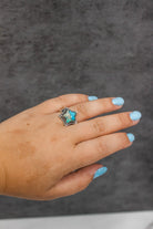 Starry Stamped Sterling Ring-Cluster Rings-Krush Kandy, Women's Online Fashion Boutique Located in Phoenix, Arizona (Scottsdale Area)