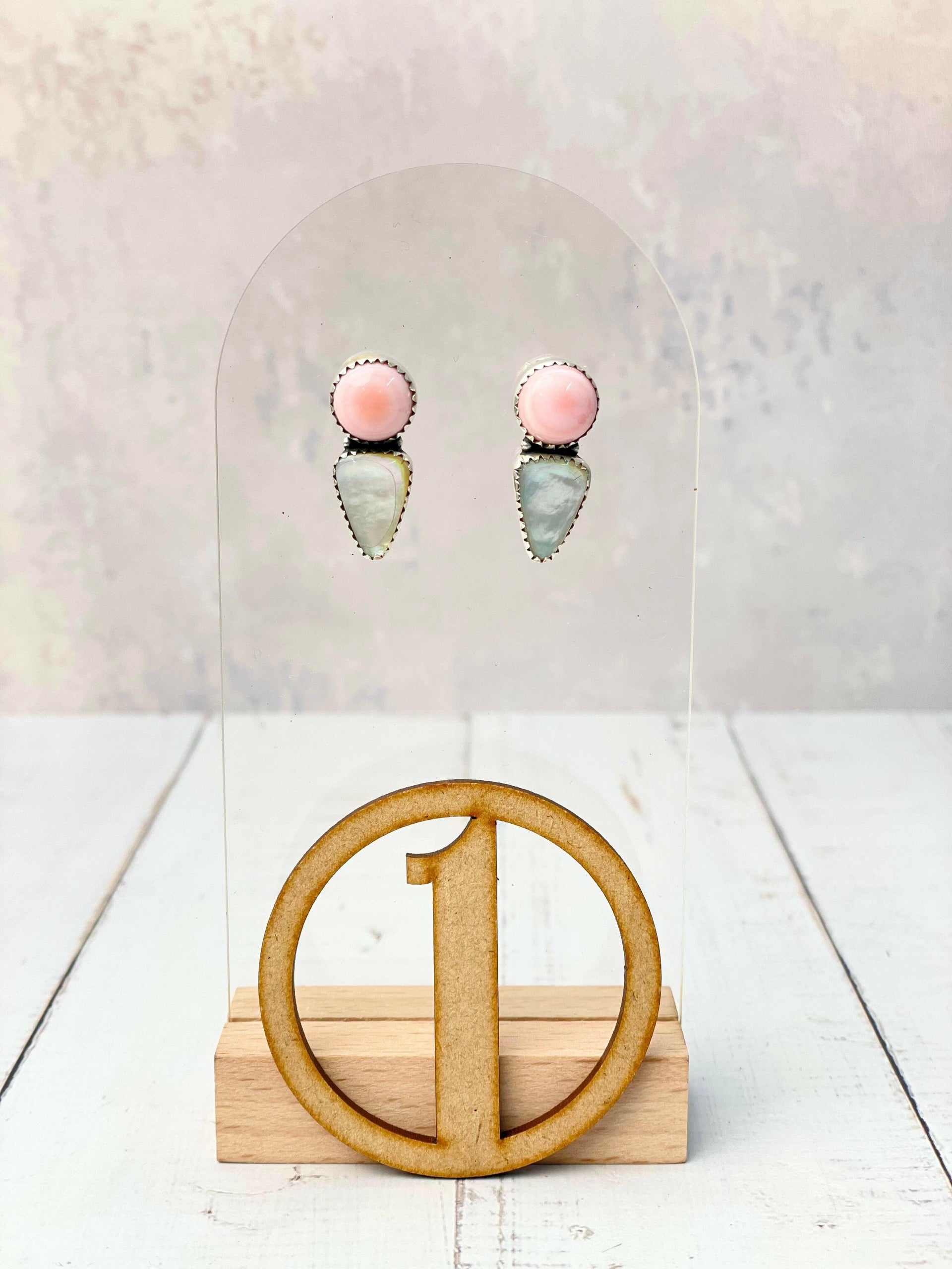 Multi White Shell Stud Earrings-Earrings-Krush Kandy, Women's Online Fashion Boutique Located in Phoenix, Arizona (Scottsdale Area)