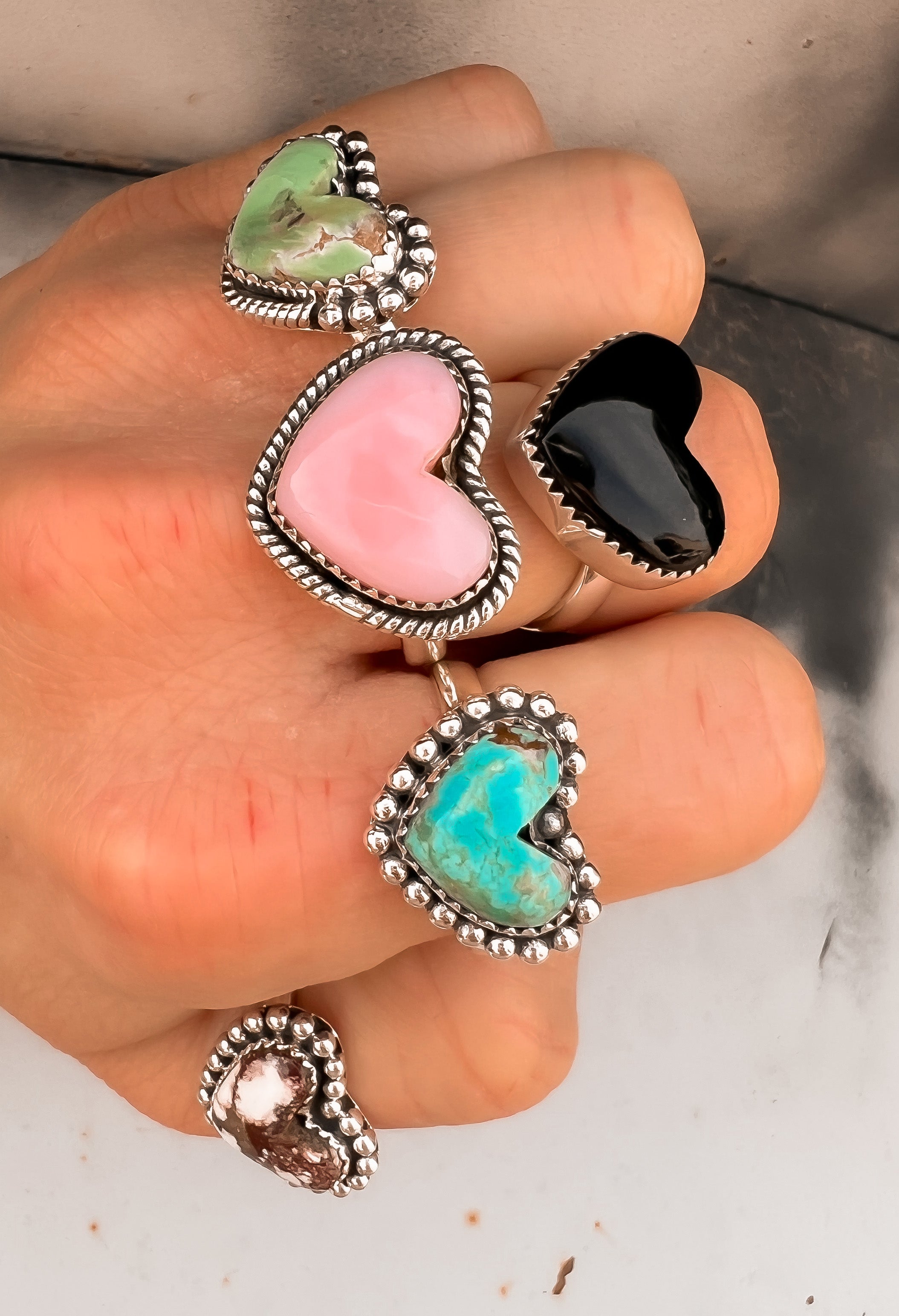 With All My Love Single Stone Heart Sterling Silver Ring | PREORDER-Statement Rings-Krush Kandy, Women's Online Fashion Boutique Located in Phoenix, Arizona (Scottsdale Area)