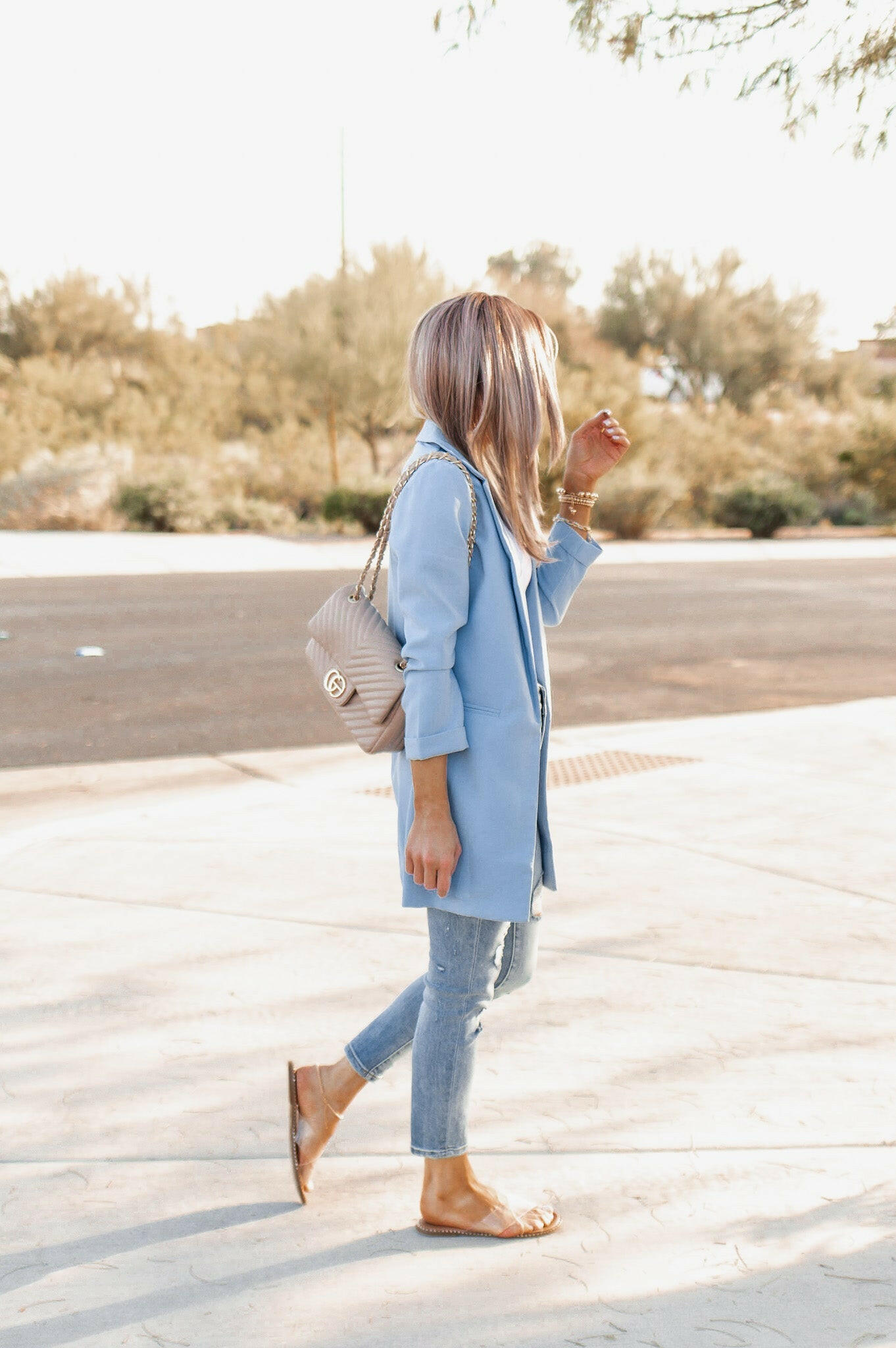 Zoom Meeting Lined Long Blazer Jacket-Blazers-Krush Kandy, Women's Online Fashion Boutique Located in Phoenix, Arizona (Scottsdale Area)