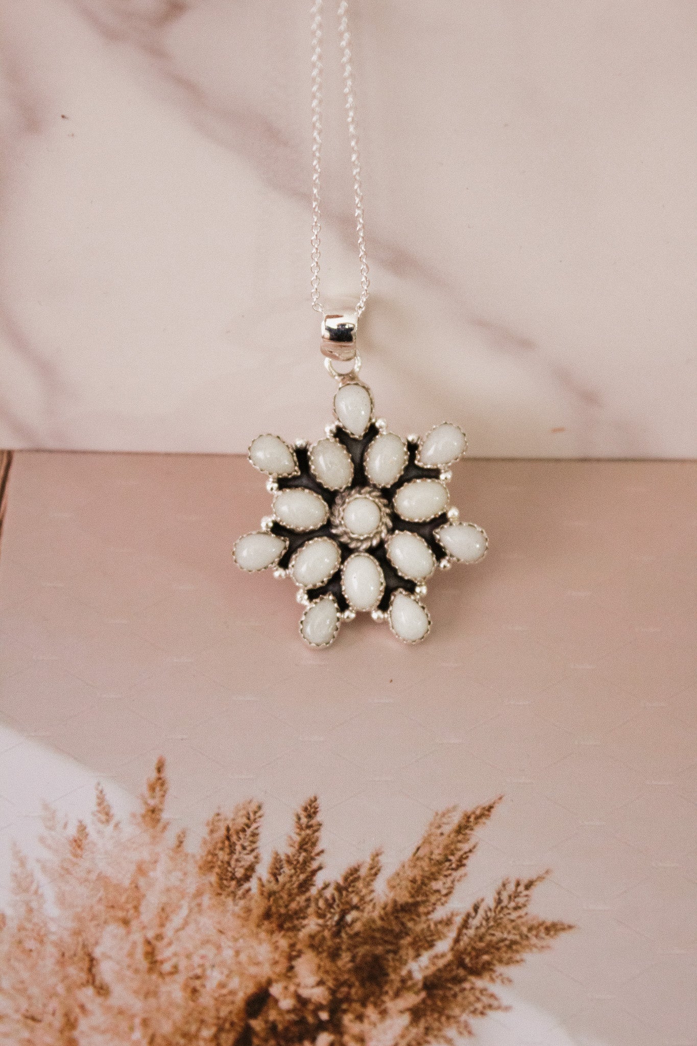 Glow In The Dark Blossom Pendant-Chain Necklaces-Krush Kandy, Women's Online Fashion Boutique Located in Phoenix, Arizona (Scottsdale Area)