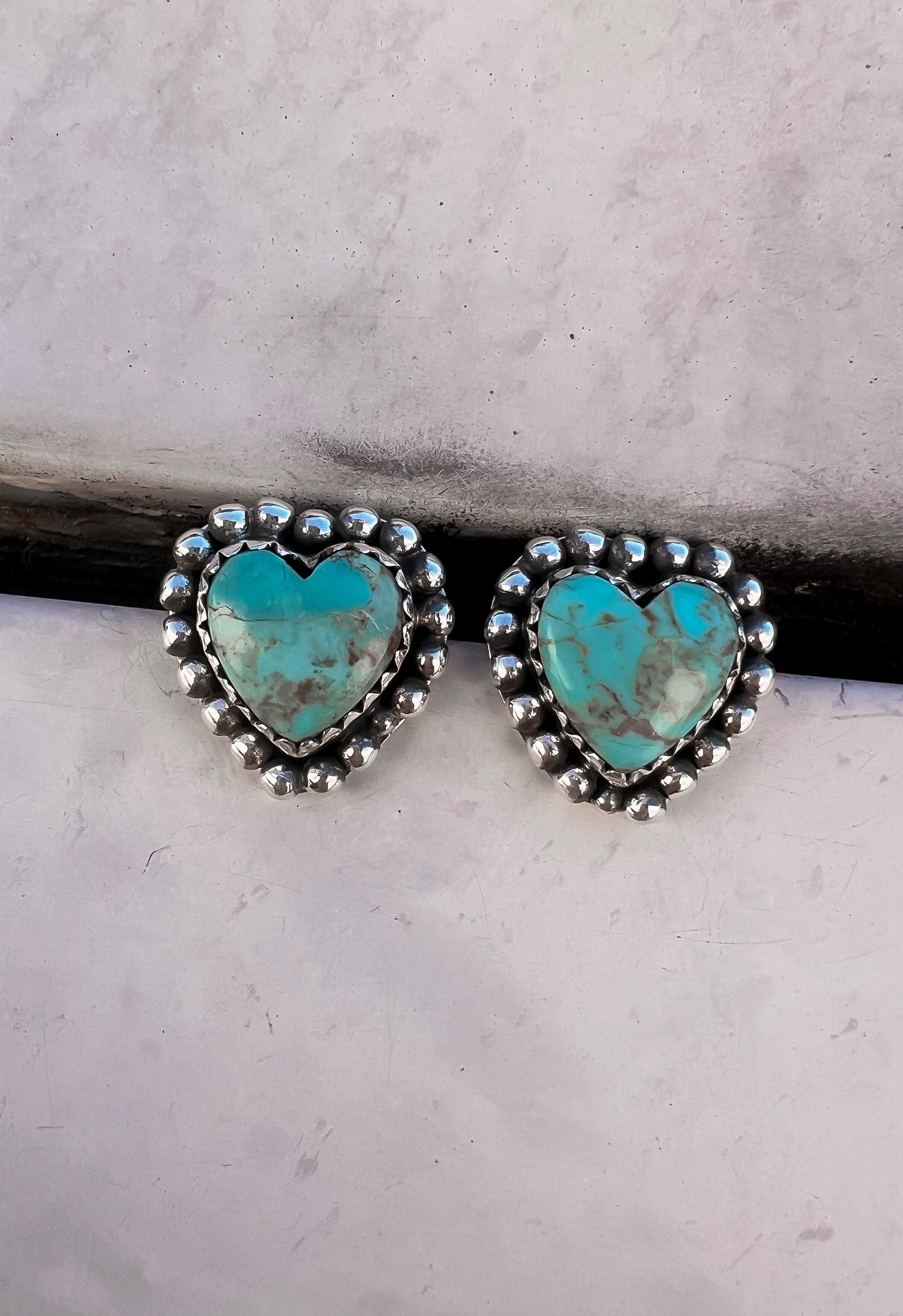 Ava Heart Stone Stud Earring | Multiple Stone Options-Stud Earrings-Krush Kandy, Women's Online Fashion Boutique Located in Phoenix, Arizona (Scottsdale Area)