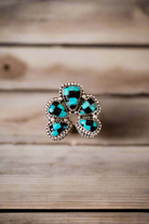 Turquoise & Onyx Horseshoe Ring-Ring Sizers-Krush Kandy, Women's Online Fashion Boutique Located in Phoenix, Arizona (Scottsdale Area)