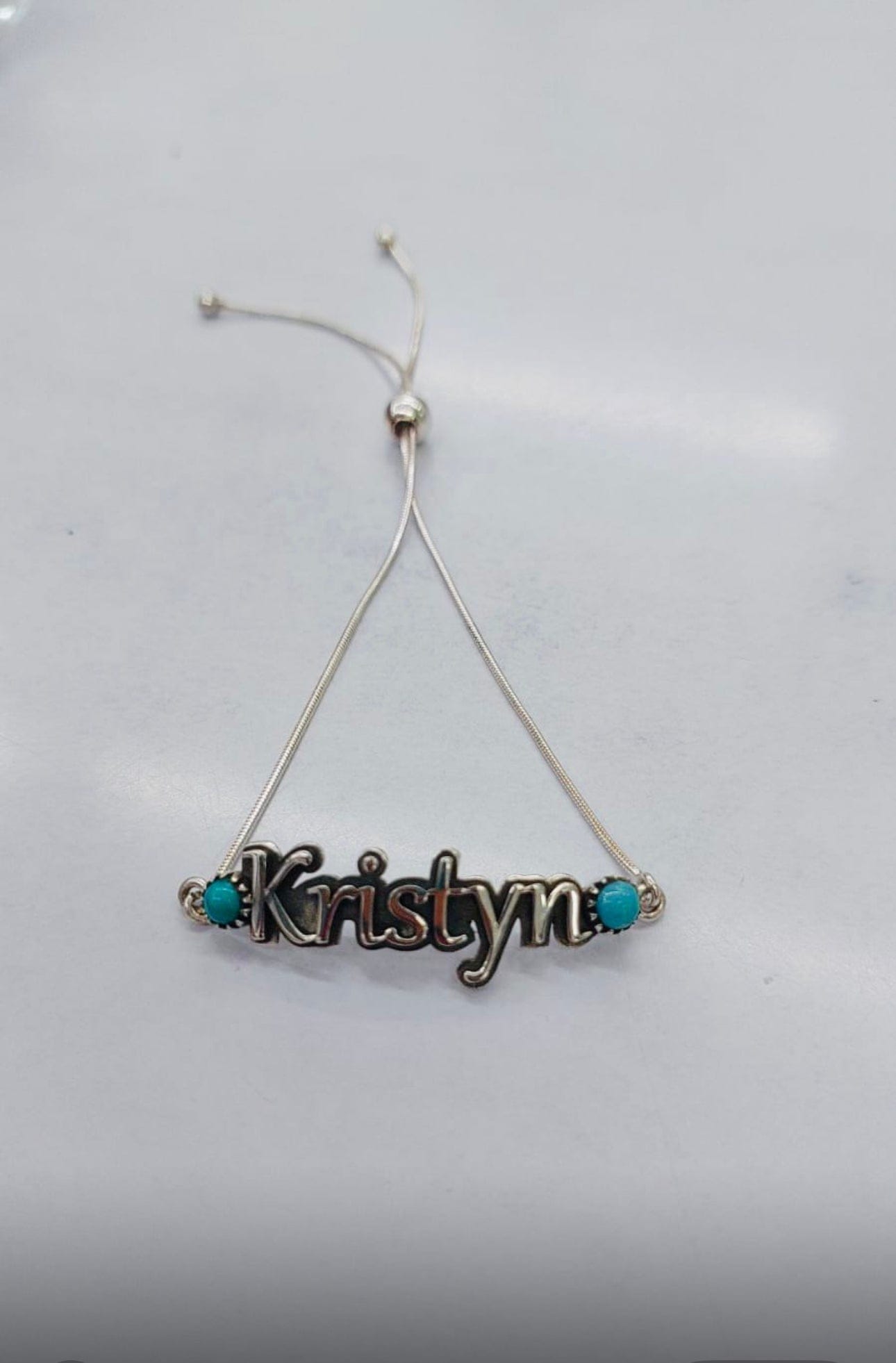 Sterling Name Slider Bracelet MADE TO ORDER-Chain Bracelets-Krush Kandy, Women's Online Fashion Boutique Located in Phoenix, Arizona (Scottsdale Area)