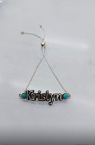 Sterling Name Slider Bracelet MADE TO ORDER-Chain Bracelets-Krush Kandy, Women's Online Fashion Boutique Located in Phoenix, Arizona (Scottsdale Area)
