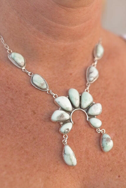 Paloma's Stone Necklace & Ring Set-Necklaces-Krush Kandy, Women's Online Fashion Boutique Located in Phoenix, Arizona (Scottsdale Area)