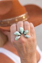 Paloma's Stone Necklace & Ring Set-Necklaces-Krush Kandy, Women's Online Fashion Boutique Located in Phoenix, Arizona (Scottsdale Area)