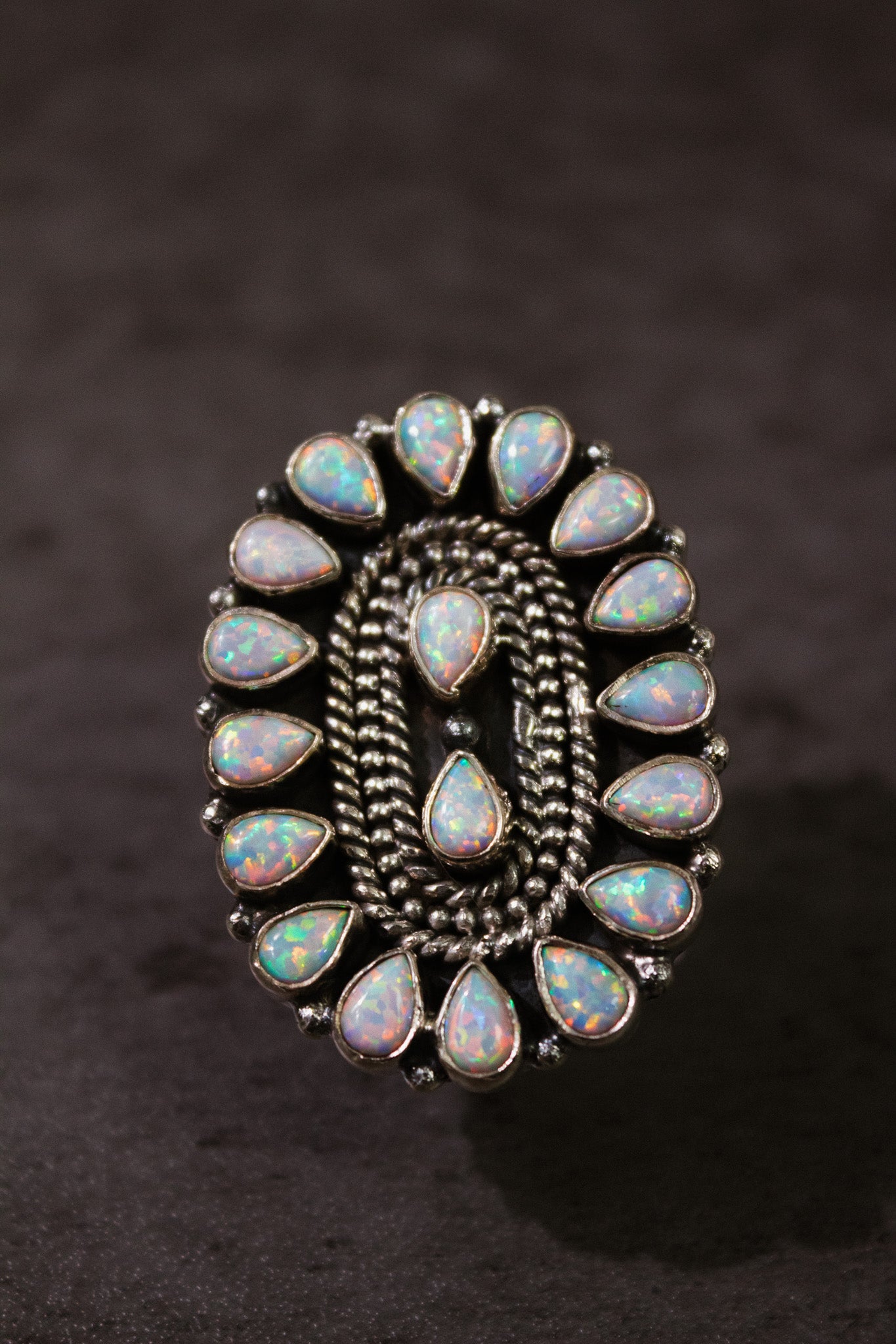 Kristyn's Classic Concho Stone Ring-Ring Sizers-Krush Kandy, Women's Online Fashion Boutique Located in Phoenix, Arizona (Scottsdale Area)