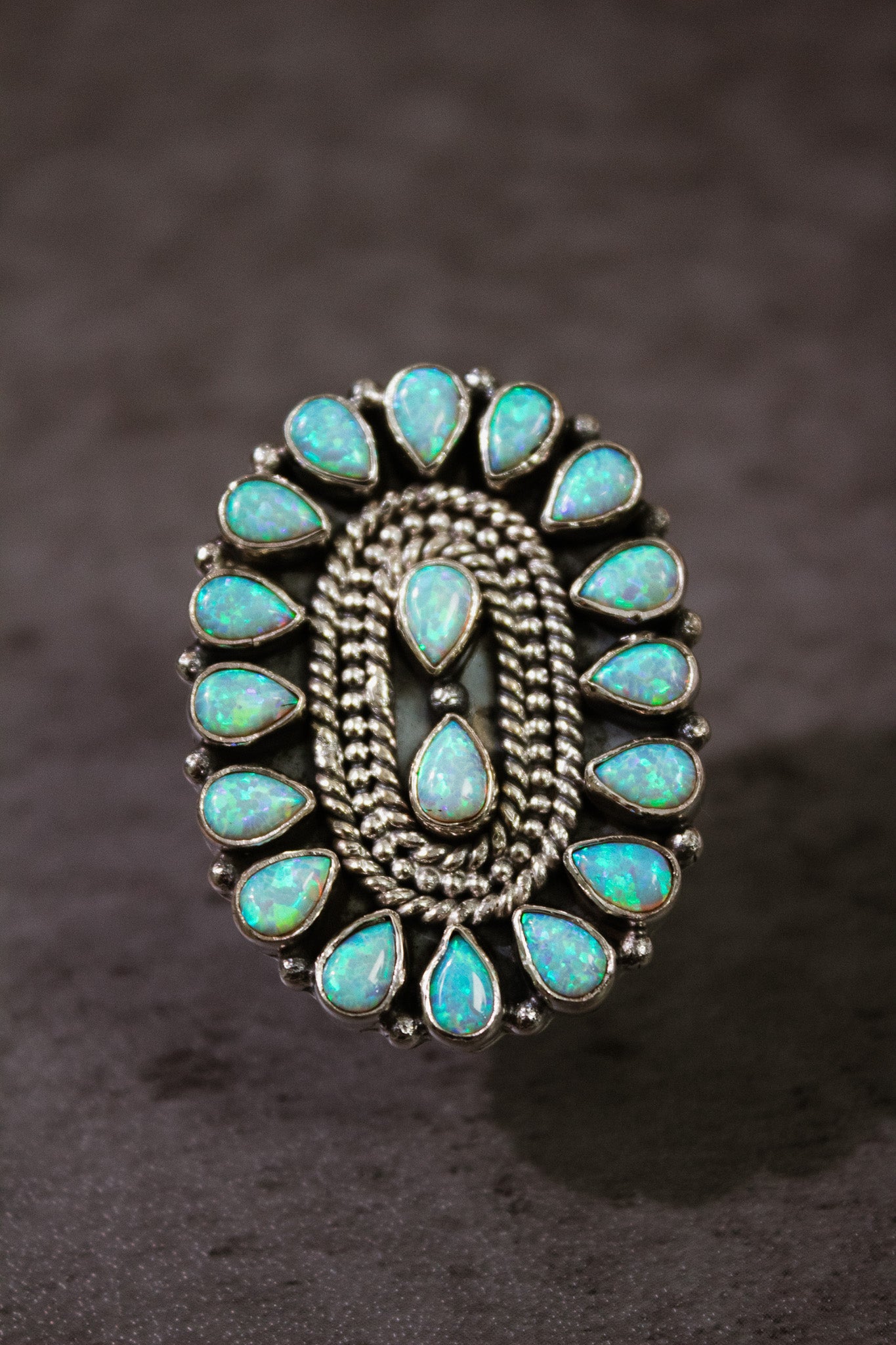 Kristyn's Classic Concho Stone Ring-Ring Sizers-Krush Kandy, Women's Online Fashion Boutique Located in Phoenix, Arizona (Scottsdale Area)