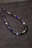 Purple Fusion Desert Pearl Necklace-Chain Necklaces-Krush Kandy, Women's Online Fashion Boutique Located in Phoenix, Arizona (Scottsdale Area)