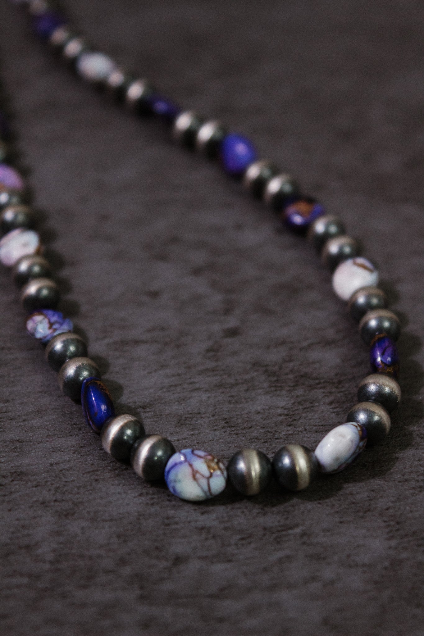 Purple Fusion Desert Pearl Necklace-Chain Necklaces-Krush Kandy, Women's Online Fashion Boutique Located in Phoenix, Arizona (Scottsdale Area)