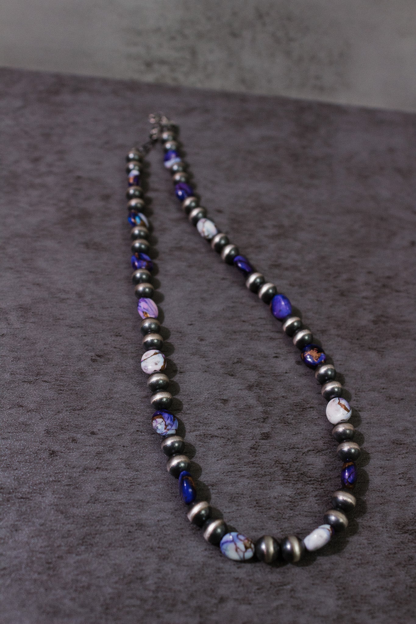 Purple Fusion Desert Pearl Necklace-Chain Necklaces-Krush Kandy, Women's Online Fashion Boutique Located in Phoenix, Arizona (Scottsdale Area)