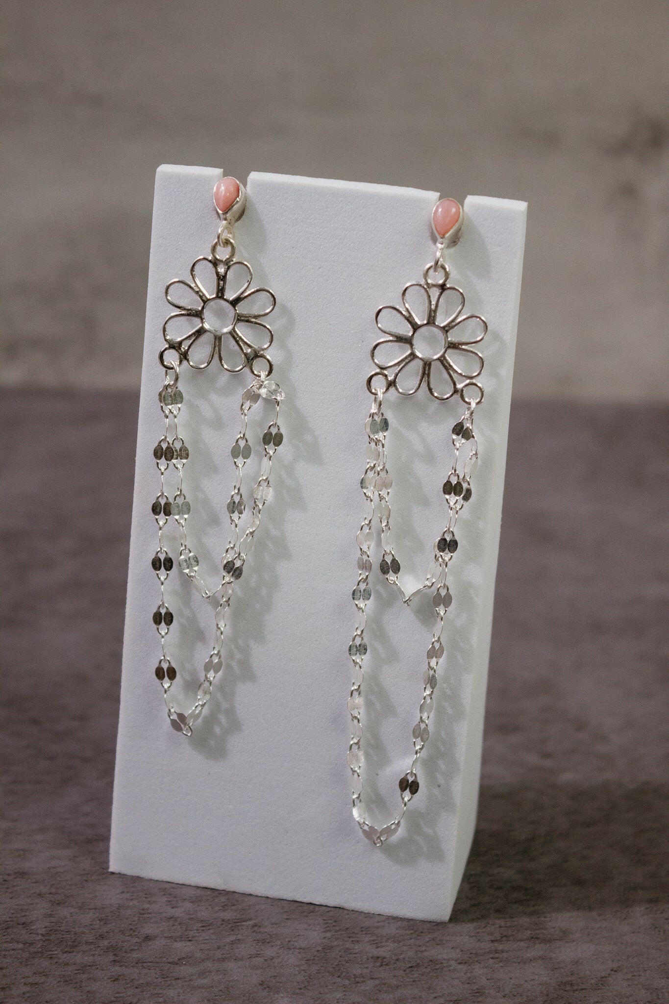 Stone Delight Chain Earrings-Stud Earrings-Krush Kandy, Women's Online Fashion Boutique Located in Phoenix, Arizona (Scottsdale Area)