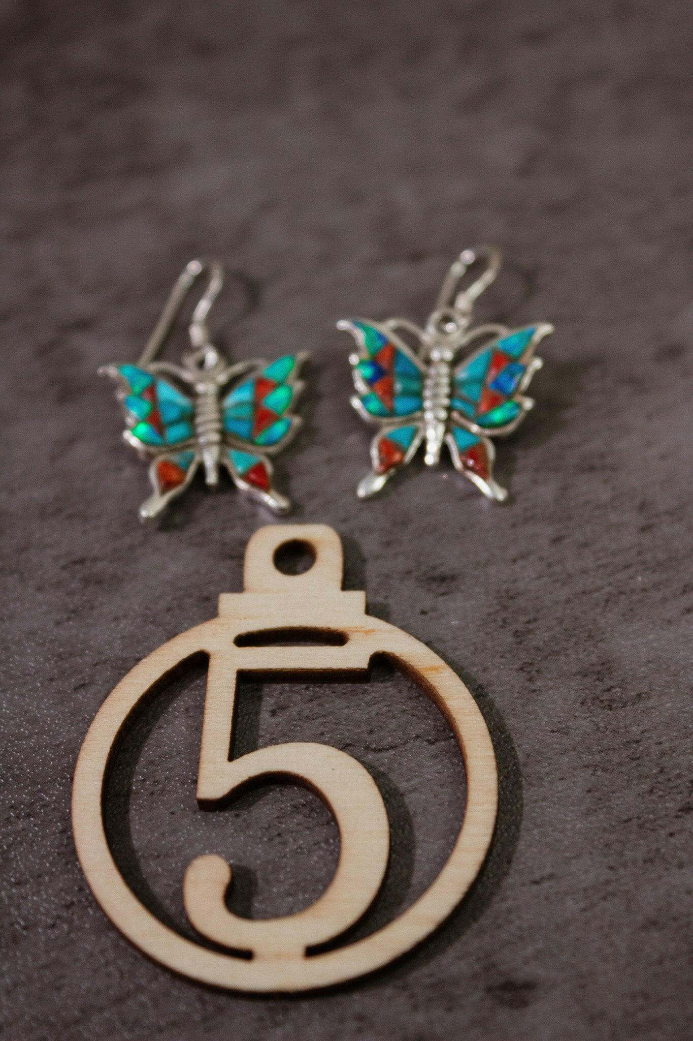 One Of A Kind Butterfly Stone Earrings-Stud Earrings-Krush Kandy, Women's Online Fashion Boutique Located in Phoenix, Arizona (Scottsdale Area)