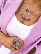 Desert Holiday Stone Necklaces | Krush Original-Necklaces-Krush Kandy, Women's Online Fashion Boutique Located in Phoenix, Arizona (Scottsdale Area)