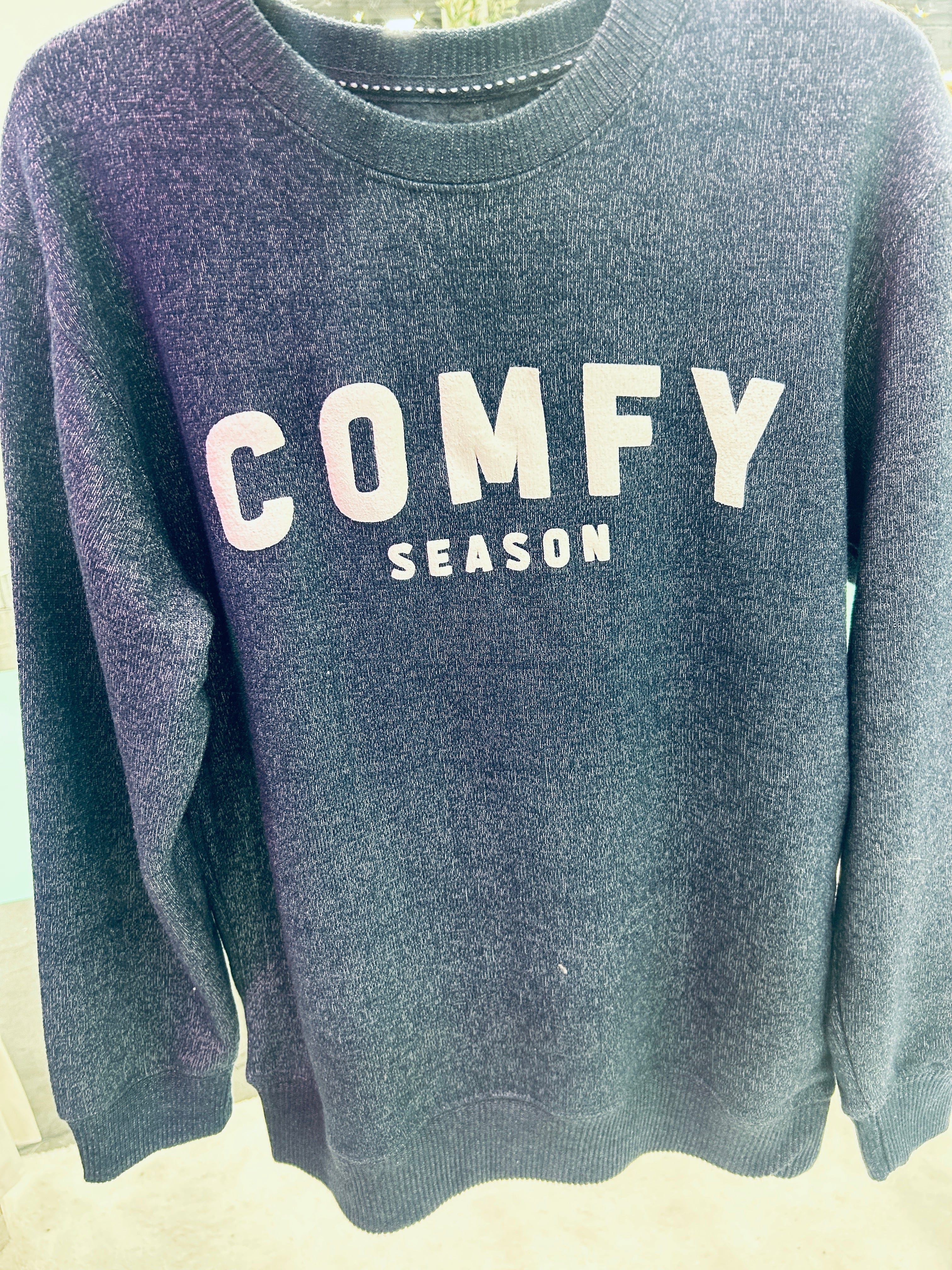 Comfy Season Knit Sweatshirt-Krush Kandy, Women's Online Fashion Boutique Located in Phoenix, Arizona (Scottsdale Area)