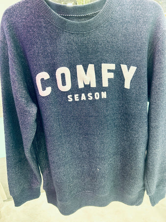 Comfy Season Knit Sweatshirt