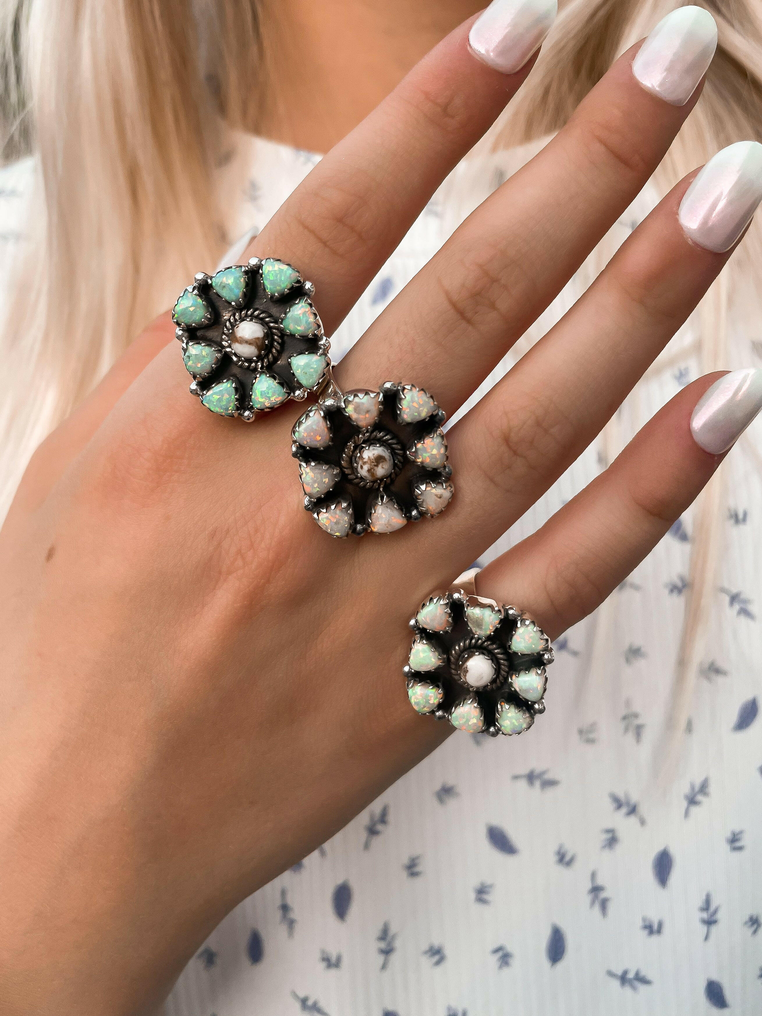 Opal & Wildhorse Stone Ring-Ring Sizers-Krush Kandy, Women's Online Fashion Boutique Located in Phoenix, Arizona (Scottsdale Area)