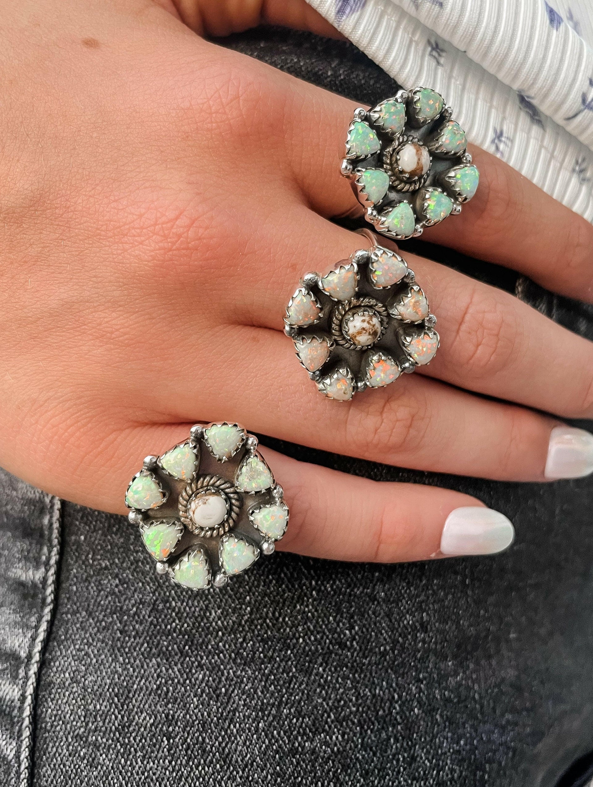 Opal & Wildhorse Stone Ring-Ring Sizers-Krush Kandy, Women's Online Fashion Boutique Located in Phoenix, Arizona (Scottsdale Area)