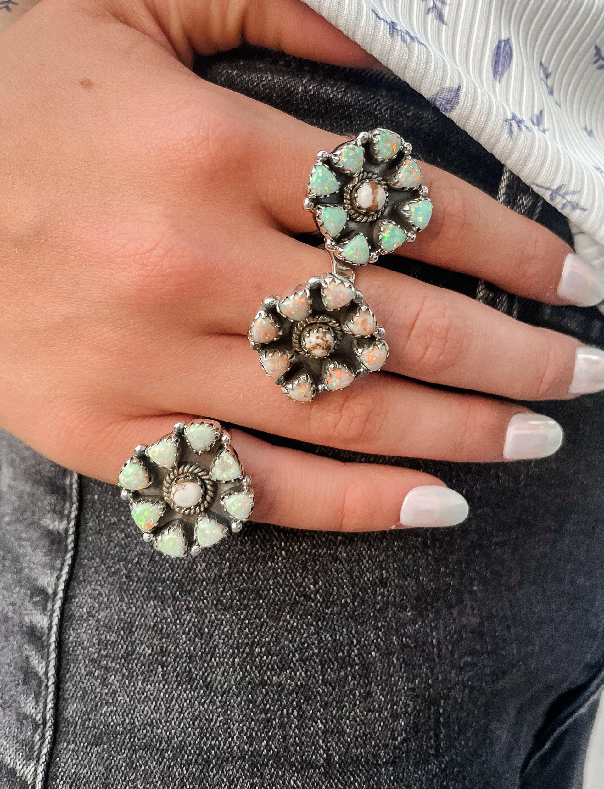 Opal & Wildhorse Stone Ring-Ring Sizers-Krush Kandy, Women's Online Fashion Boutique Located in Phoenix, Arizona (Scottsdale Area)