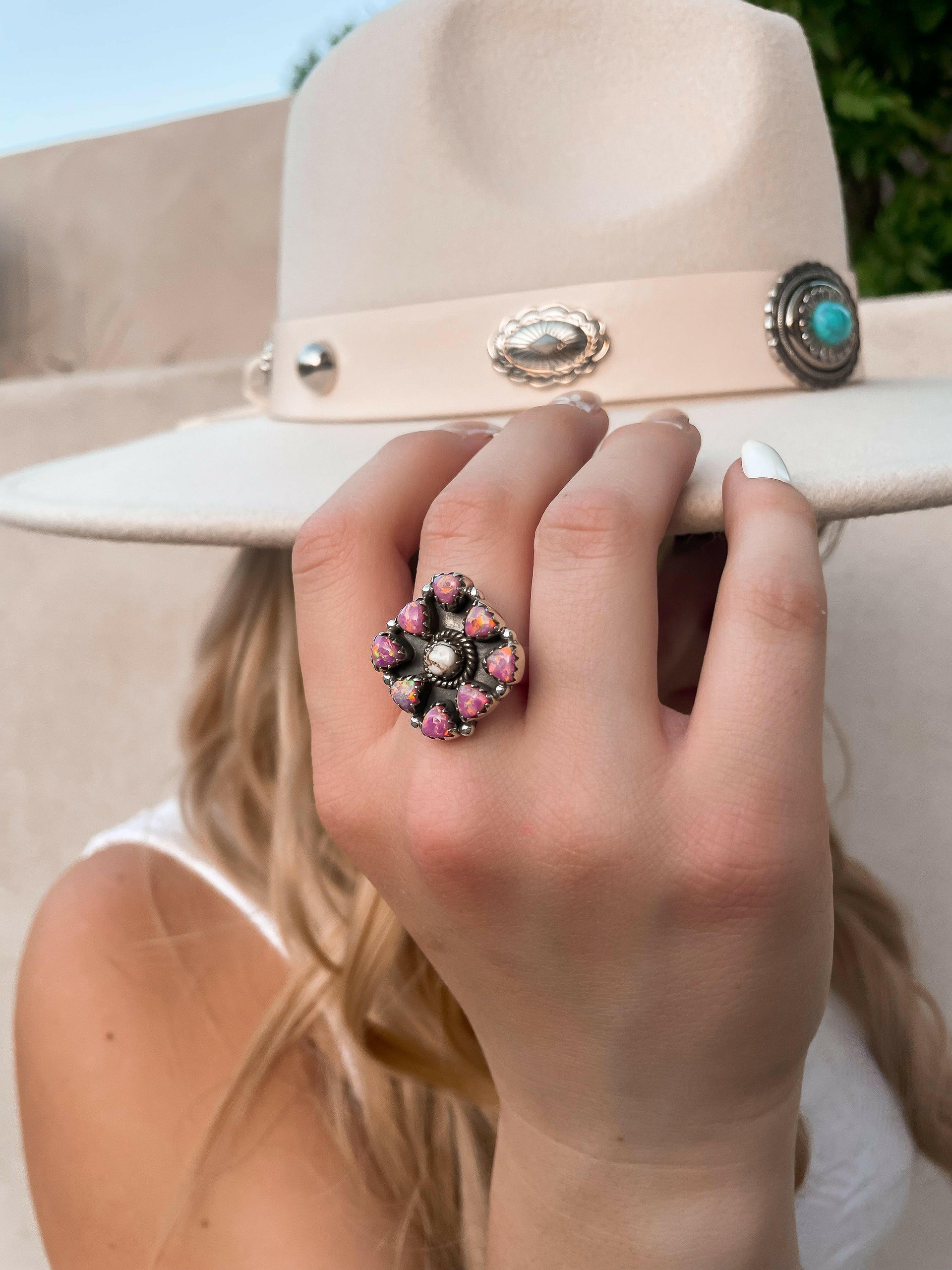 Opal & Wildhorse Stone Ring-Ring Sizers-Krush Kandy, Women's Online Fashion Boutique Located in Phoenix, Arizona (Scottsdale Area)