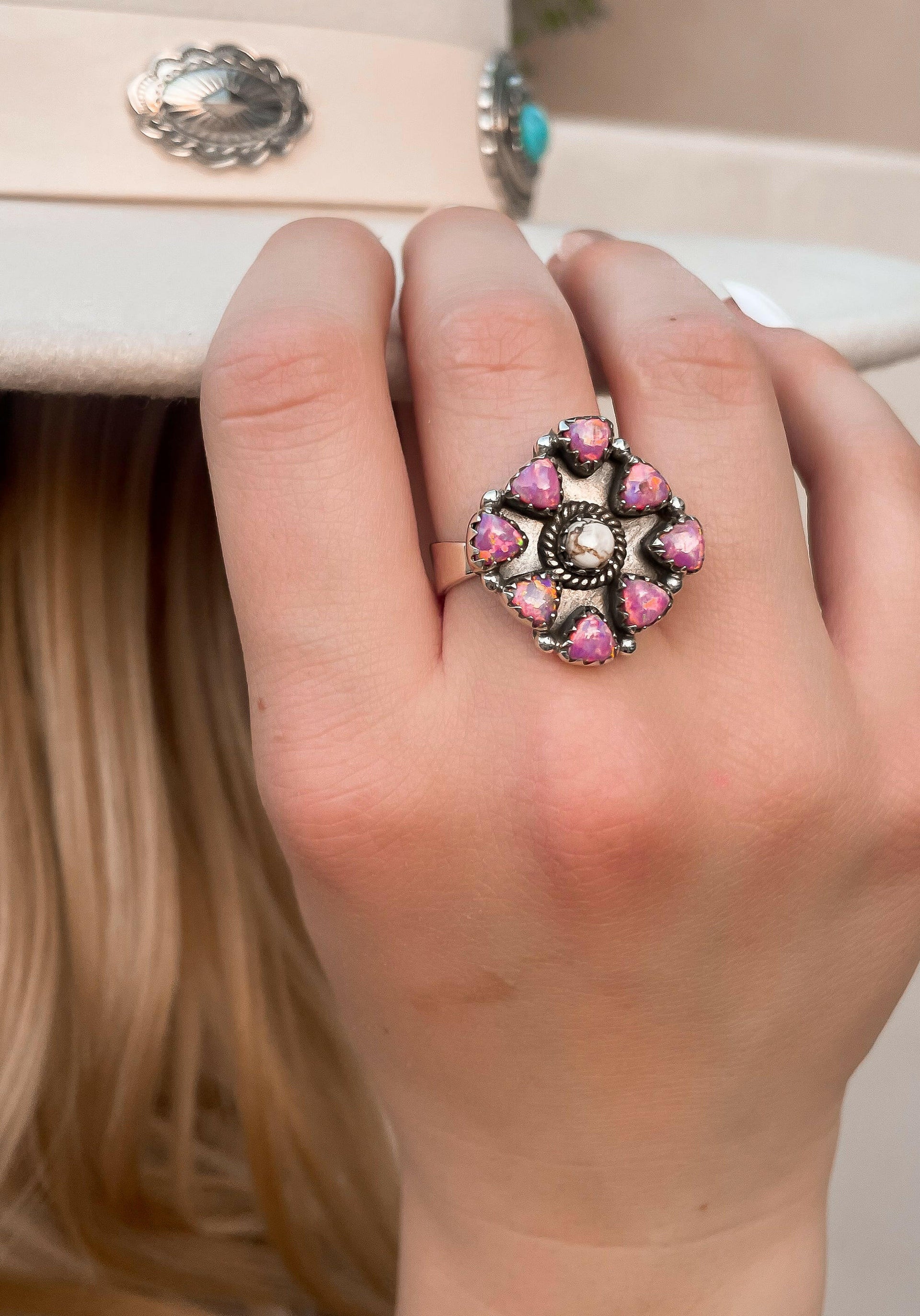 Opal & Wildhorse Stone Ring-Ring Sizers-Krush Kandy, Women's Online Fashion Boutique Located in Phoenix, Arizona (Scottsdale Area)