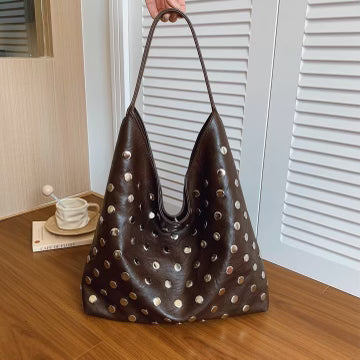 Sass & Studs Faux Leather Hobo Bag | 4 Colors