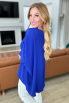 Feels Like Me Dolman Sleeve Top in Royal Blue-Short Sleeve Tops-Krush Kandy, Women's Online Fashion Boutique Located in Phoenix, Arizona (Scottsdale Area)