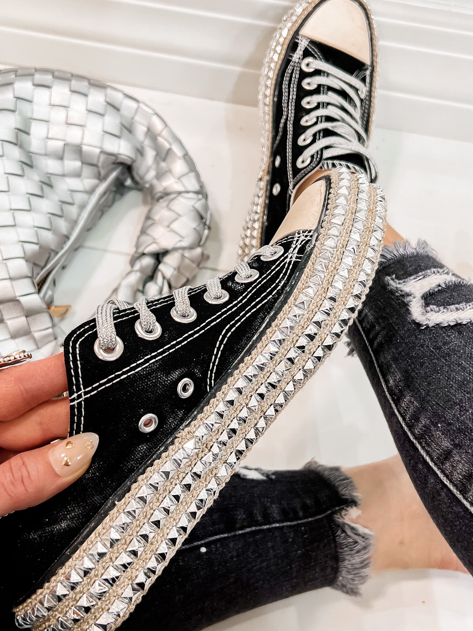 Studded Sole Sneaker-Sneakers-Krush Kandy, Women's Online Fashion Boutique Located in Phoenix, Arizona (Scottsdale Area)