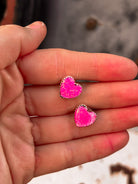 Candy Heart Neon Opal Sterling Silver Stud-Krush Kandy, Women's Online Fashion Boutique Located in Phoenix, Arizona (Scottsdale Area)