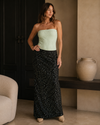 Jacquard Floral Seamless Tube Top